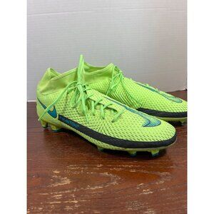 Nike Phantom GT2 Elite DF FG Soccer Cleats Lime/Blue Mens Size 12